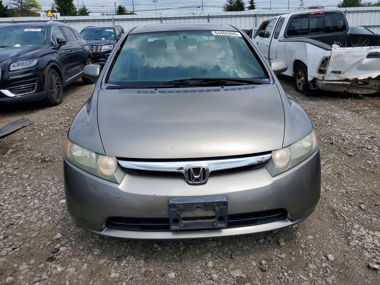 2006 Honda Civic Ex Gray vin: JHMFA16826S003052
