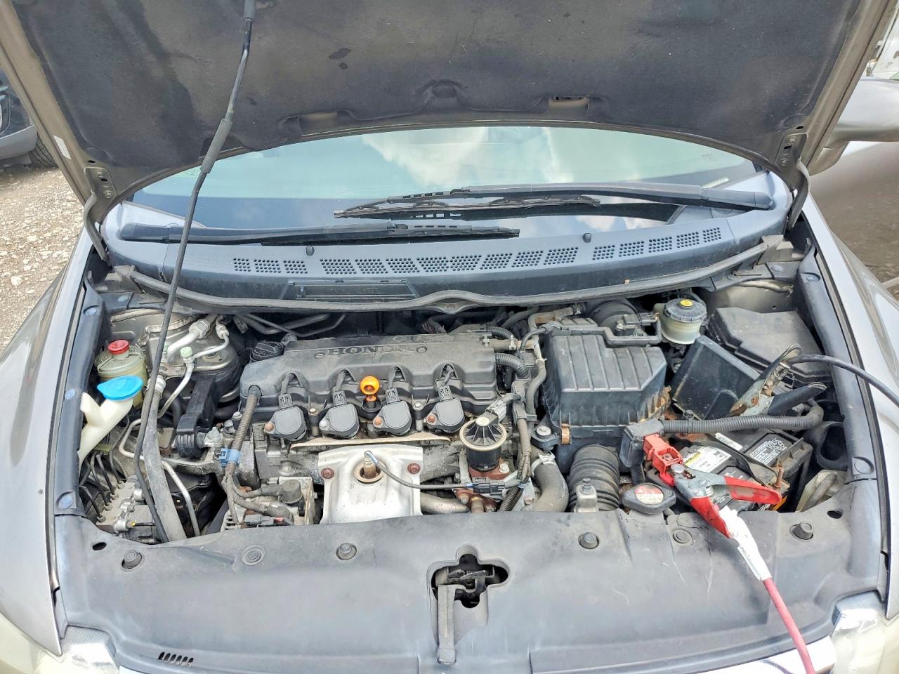 2006 Honda Civic Ex Gray vin: JHMFA16826S003052