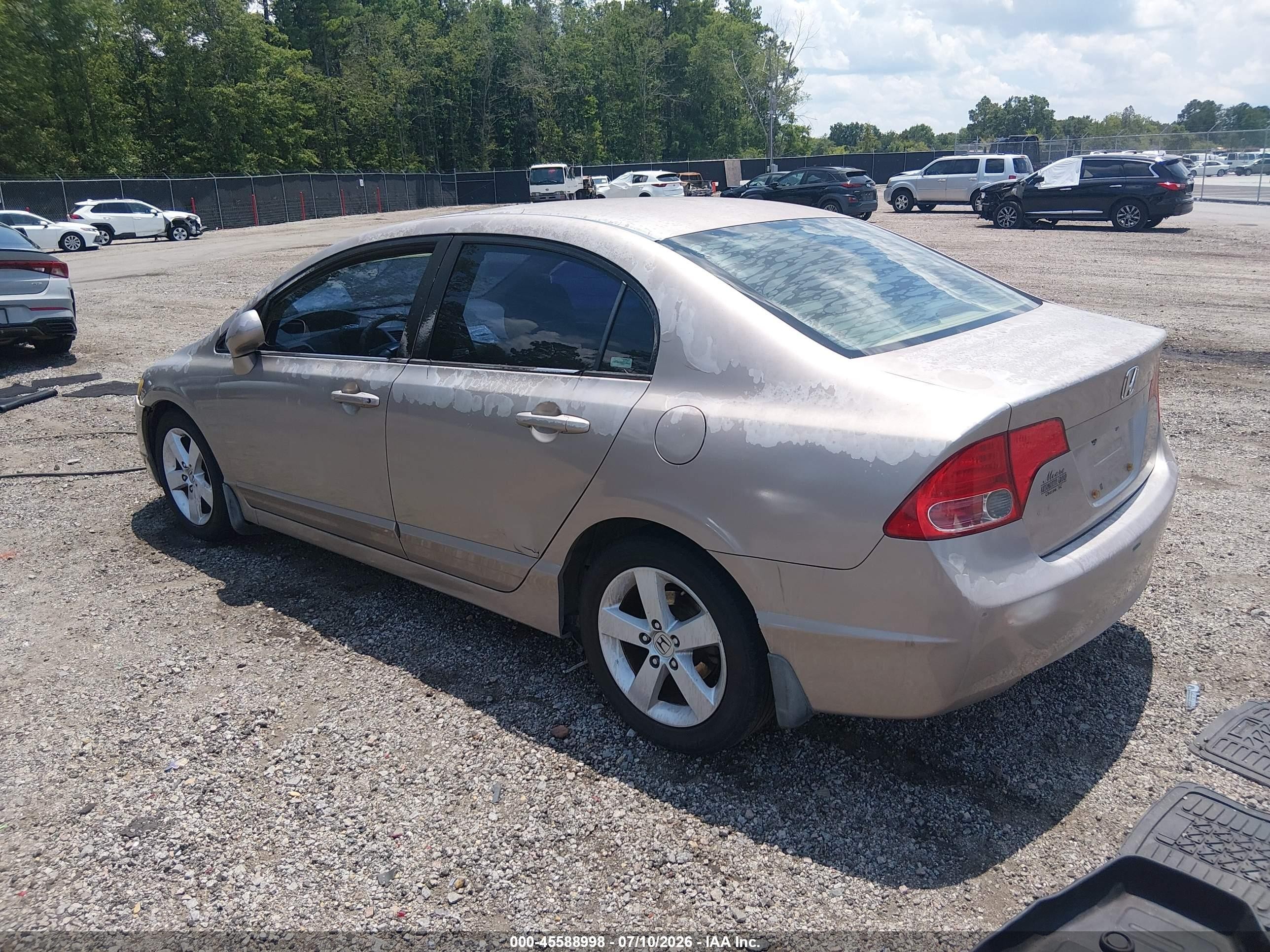 2006 Honda Civic Ex Brown vin: JHMFA16826S003214