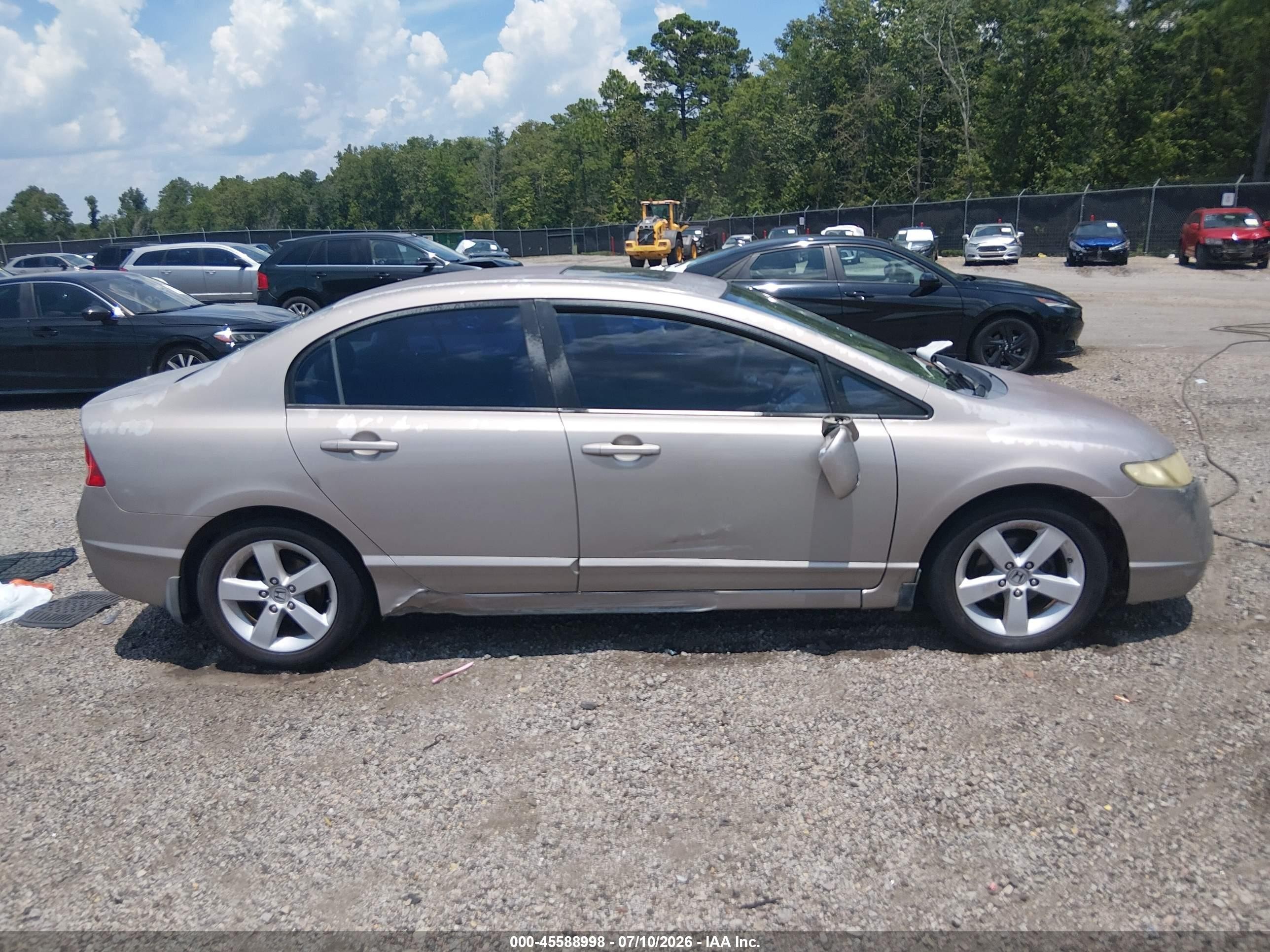 2006 Honda Civic Ex Brown vin: JHMFA16826S003214