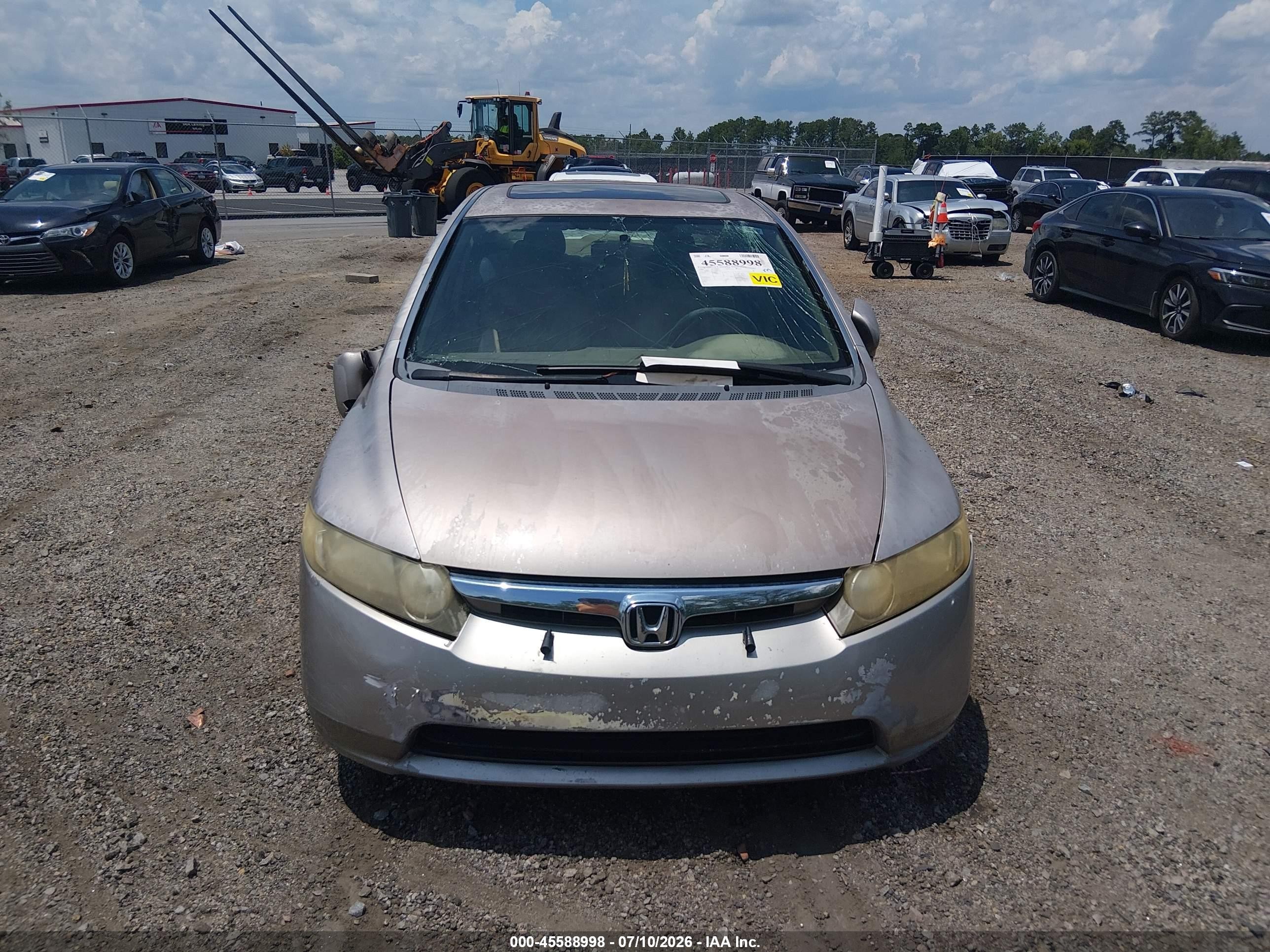 2006 Honda Civic Ex Brown vin: JHMFA16826S003214