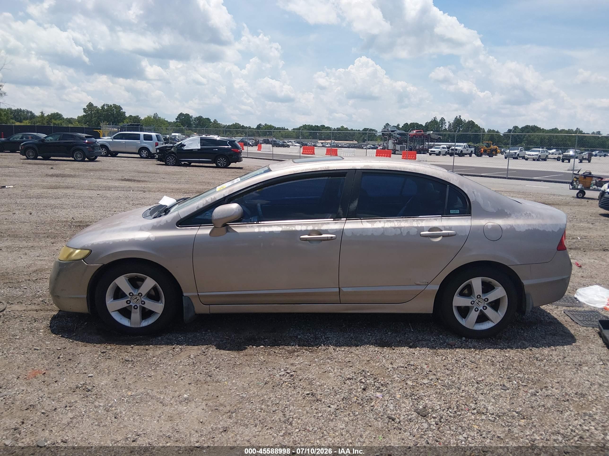 2006 Honda Civic Ex Brown vin: JHMFA16826S003214