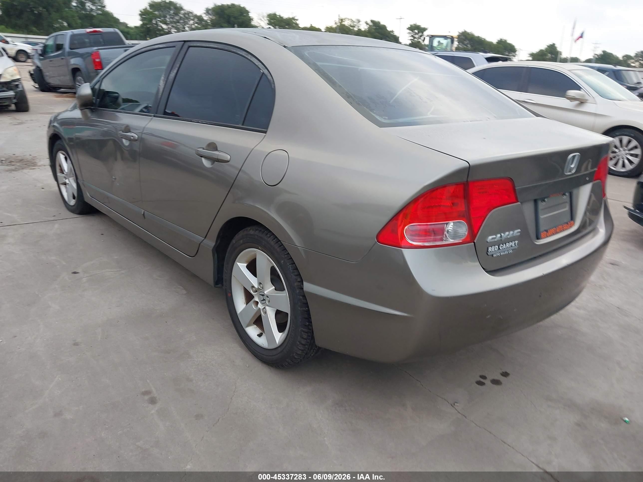 2006 Honda Civic Ex Brown vin: JHMFA16826S005335