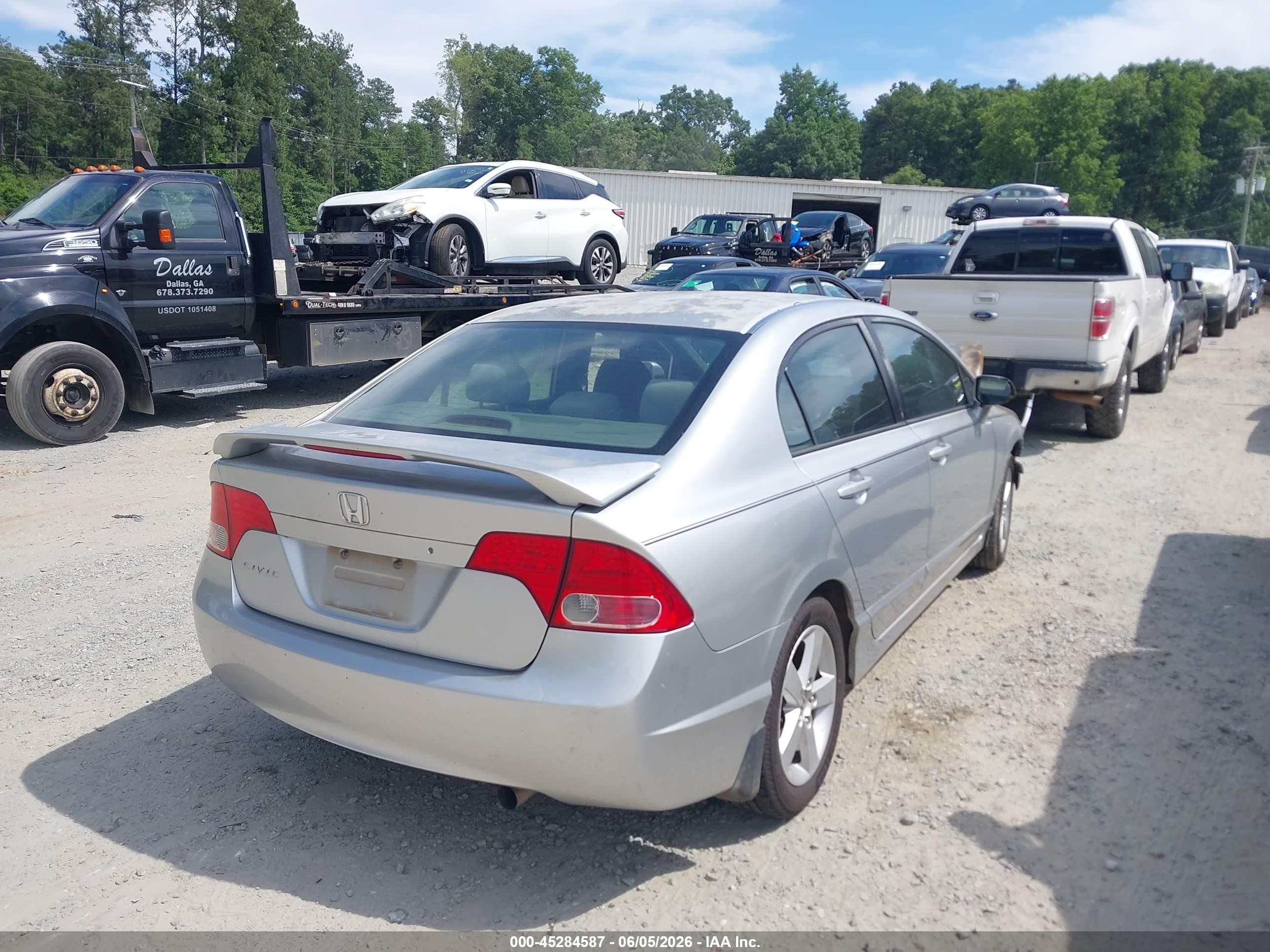 2006 Honda Civic Ex Silver vin: JHMFA16826S009594