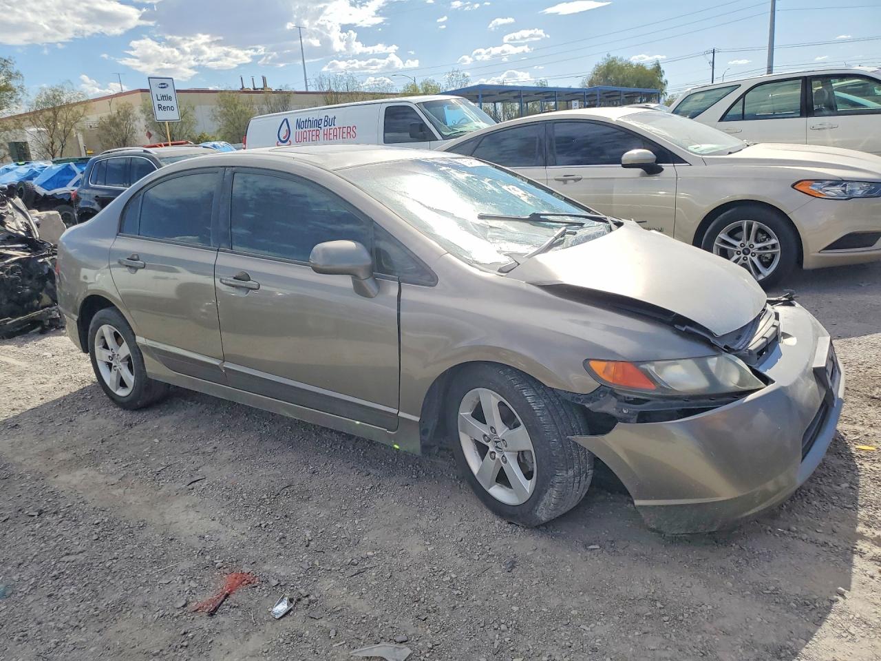 2006 Honda Civic Ex Gray vin: JHMFA16826S009997