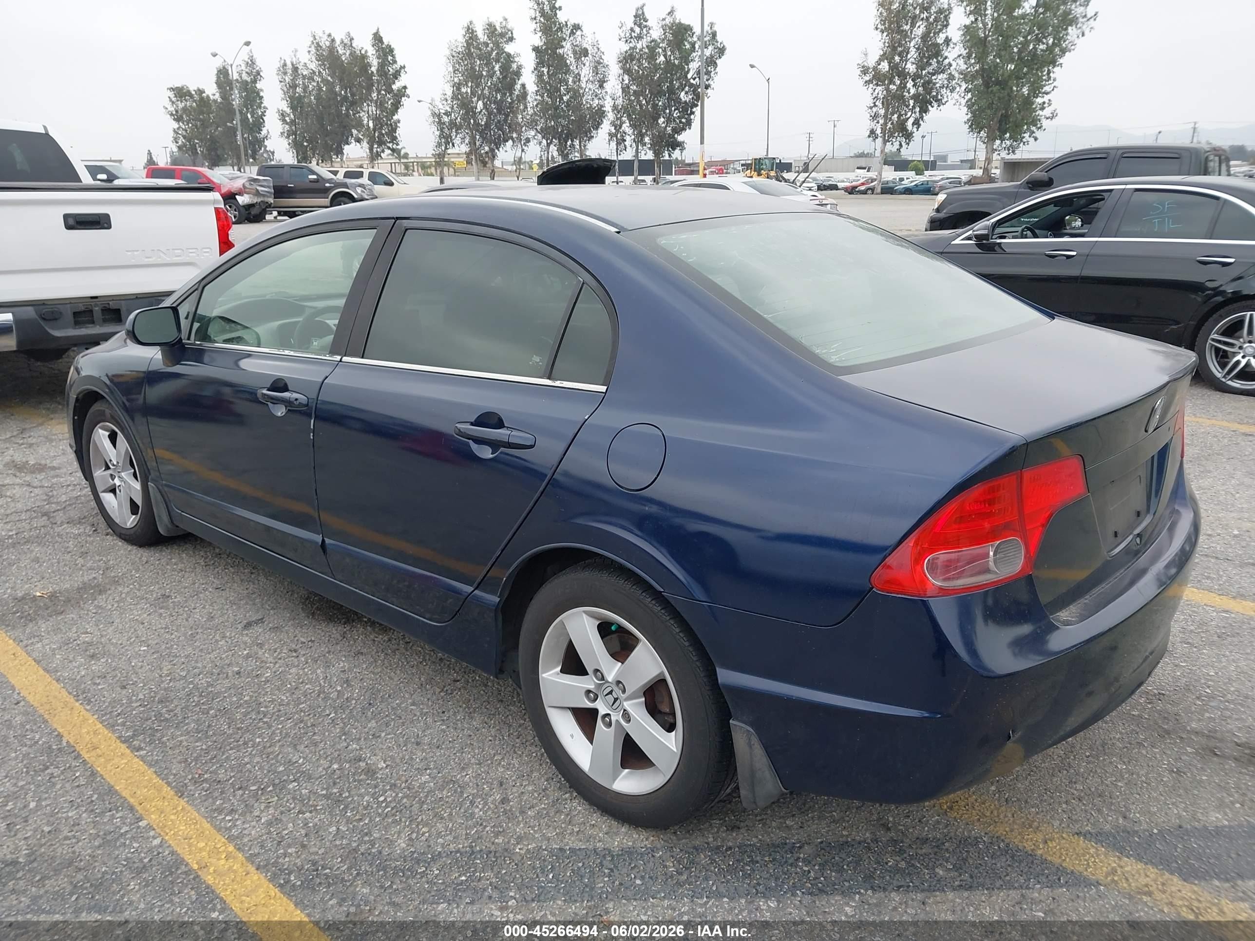 2006 Honda Civic Ex Синий vin: JHMFA16826S010633