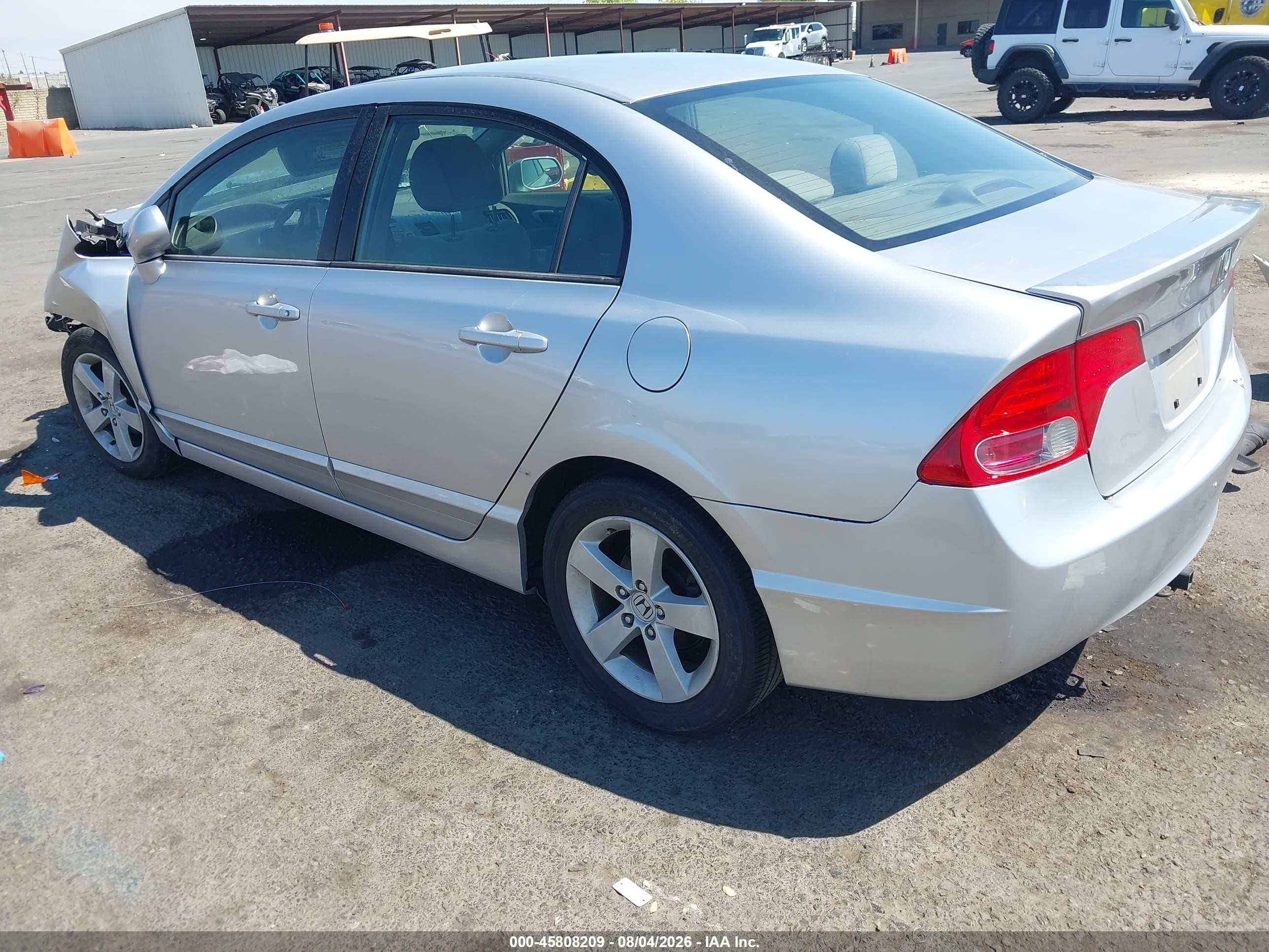 2007 Honda Civic Ex Silver vin: JHMFA16827S001710