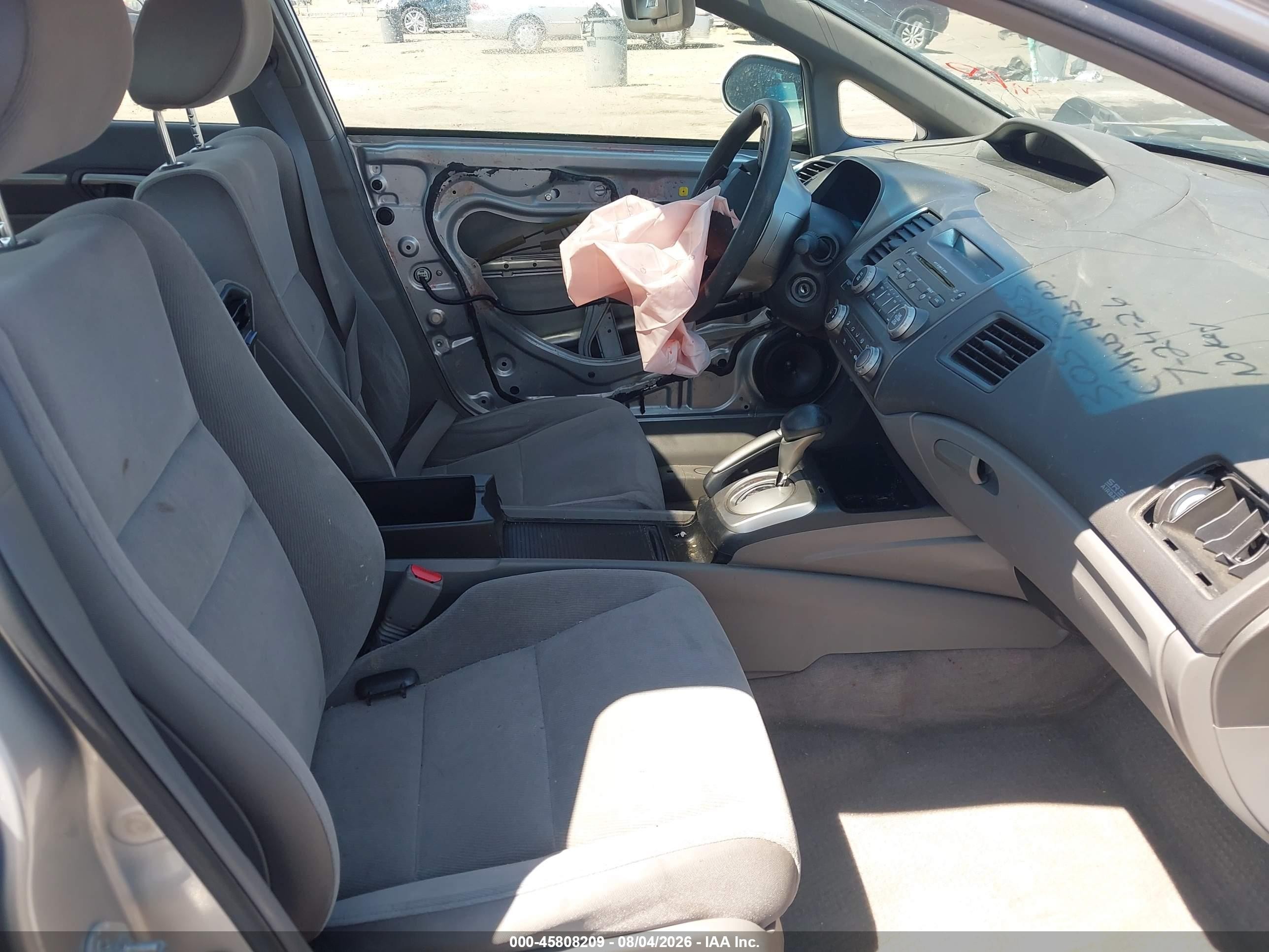 2007 Honda Civic Ex Silver vin: JHMFA16827S001710
