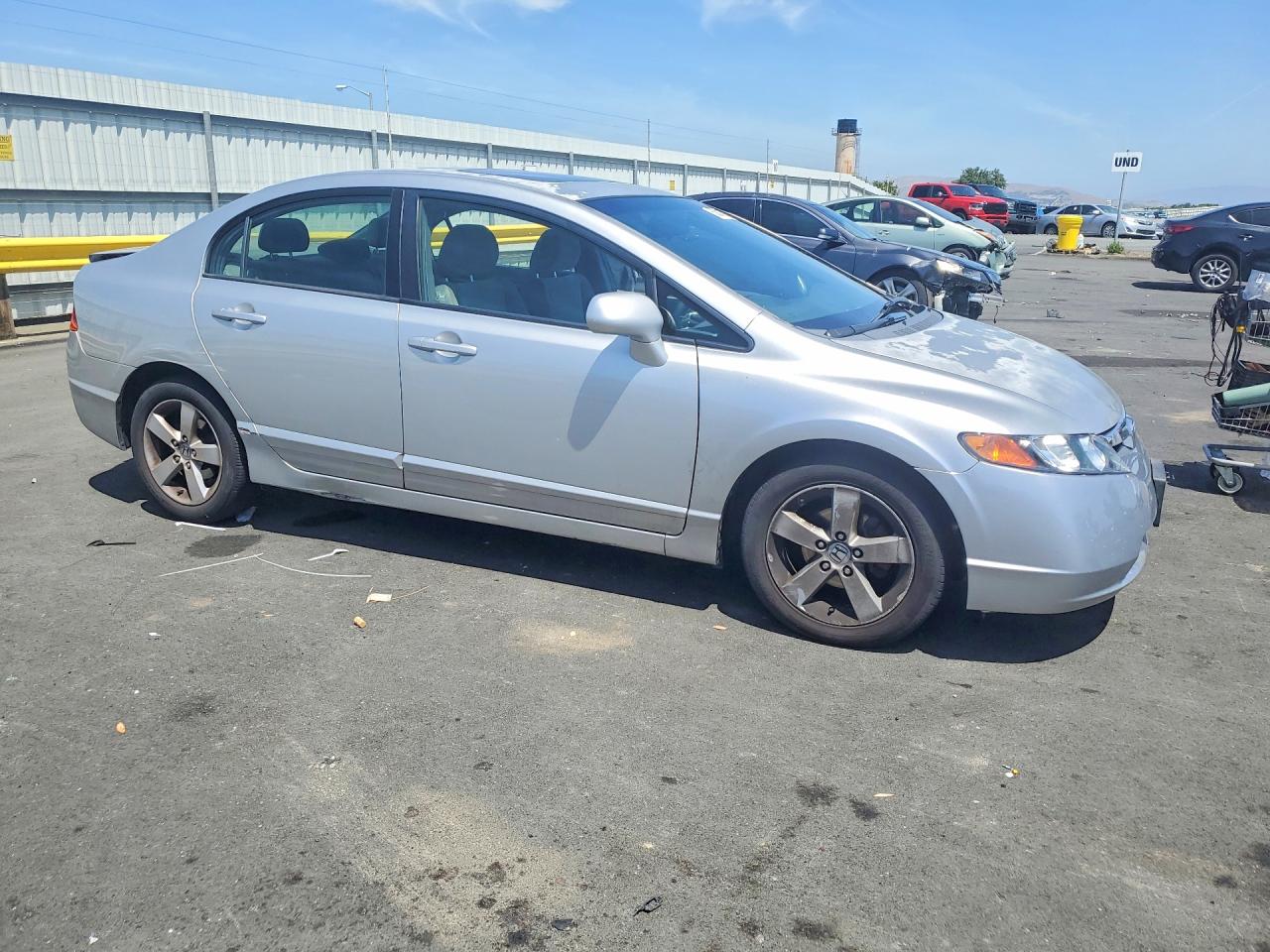 2006 Honda Civic Ex Silver vin: JHMFA16836S011158