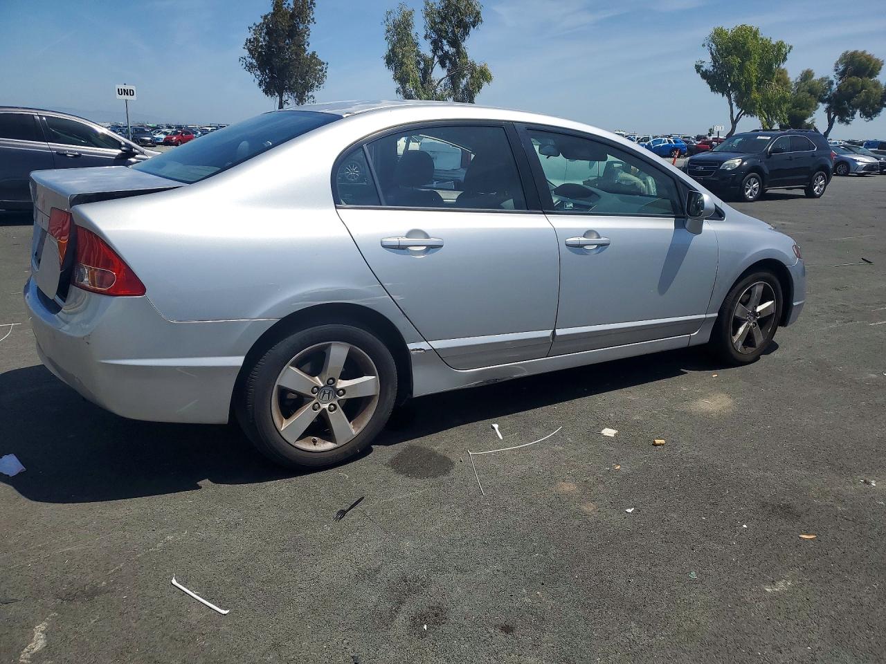 2006 Honda Civic Ex Silver vin: JHMFA16836S011158