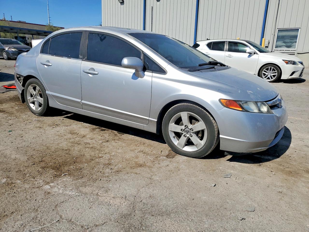 2006 Honda Civic Ex Silver vin: JHMFA16856S002994
