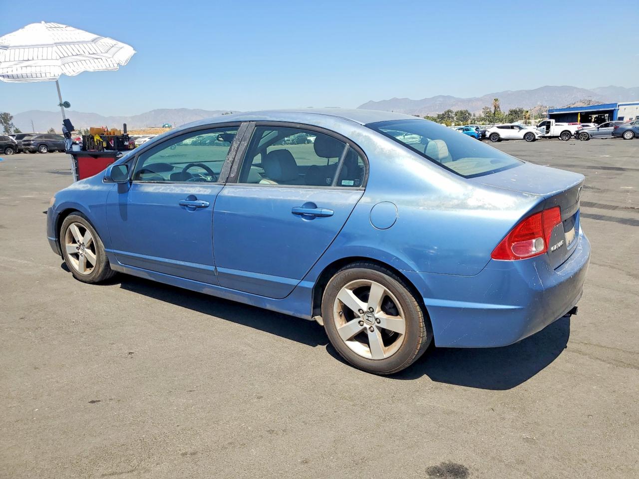 2007 Honda Civic Ex Blue vin: JHMFA16857S006562