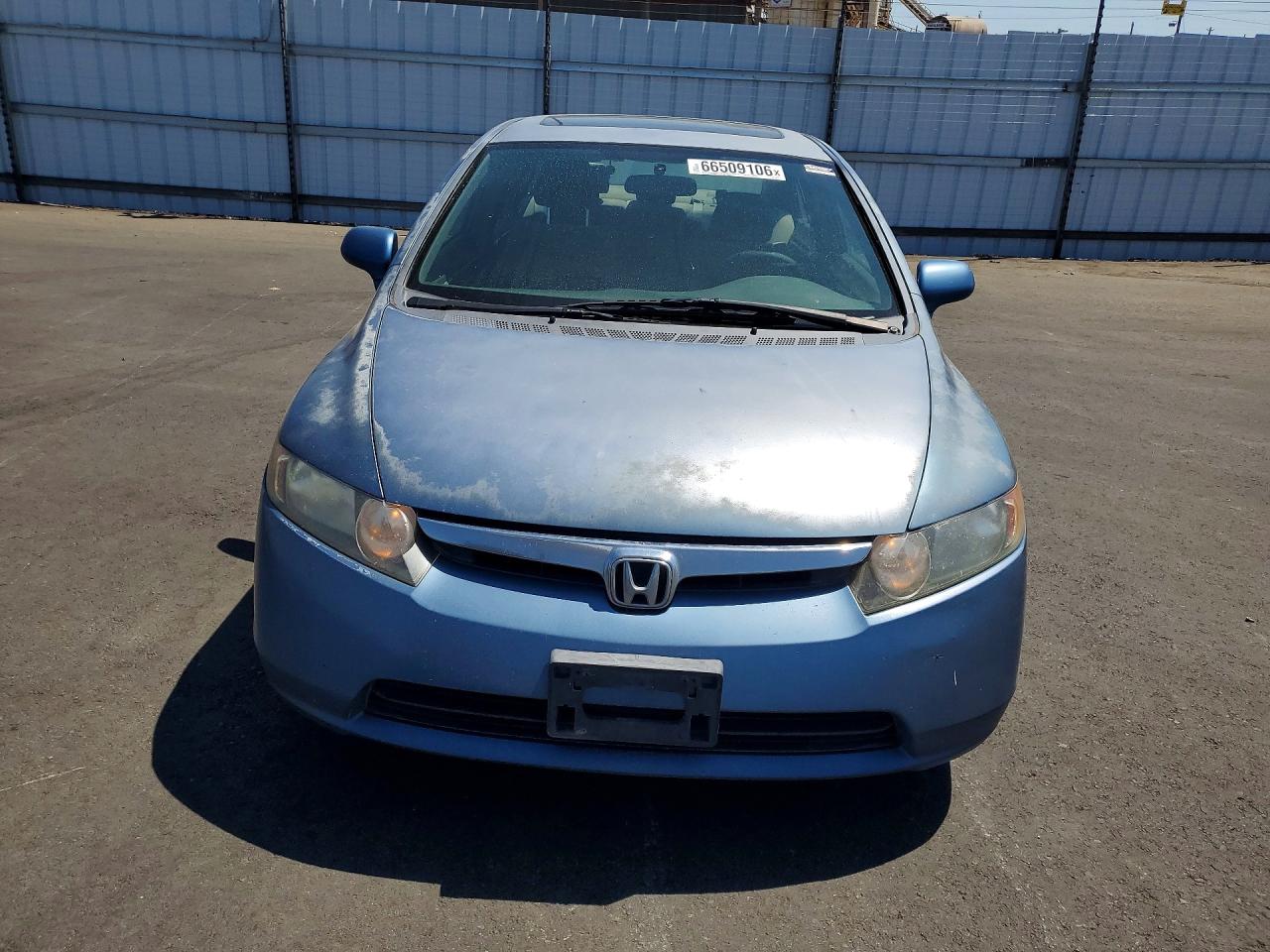 2007 Honda Civic Ex Blue vin: JHMFA16857S006562
