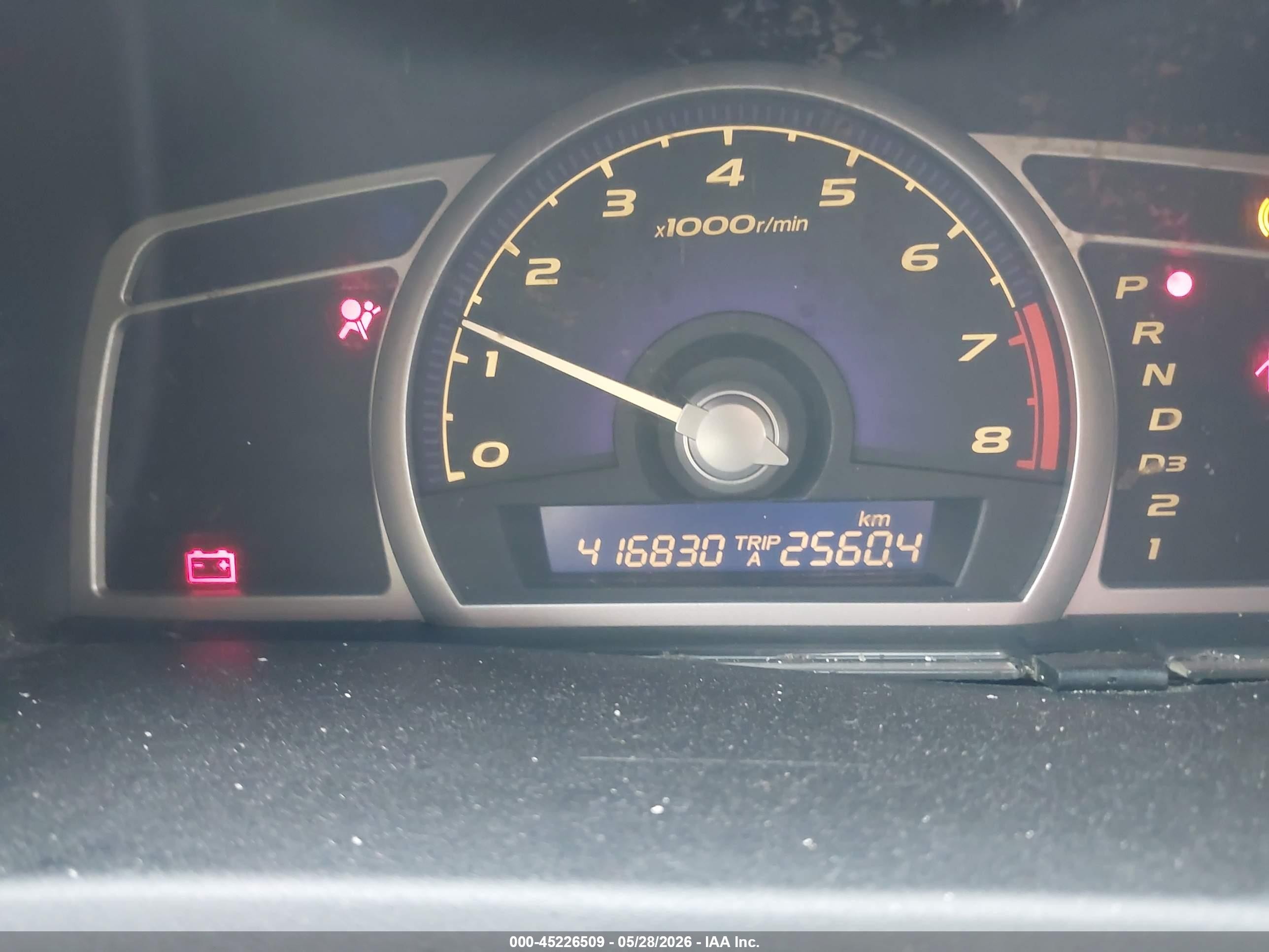 2006 Honda Civic Ex Blue vin: JHMFA16866S001174