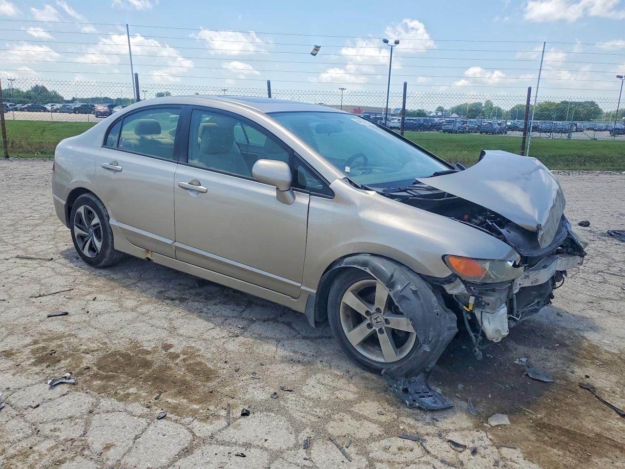 2006 Honda Civic Ex Silver vin: JHMFA16876S004875