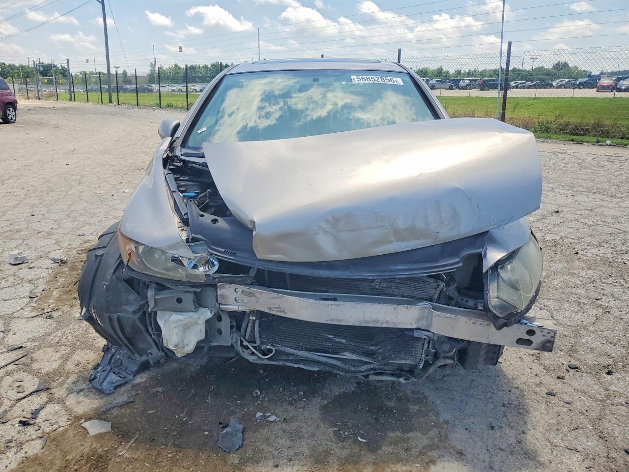 2006 Honda Civic Ex Silver vin: JHMFA16876S004875