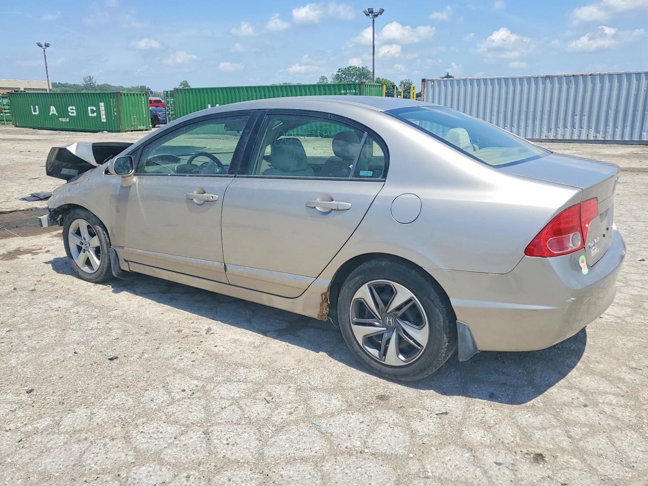 2006 Honda Civic Ex Silver vin: JHMFA16876S004875