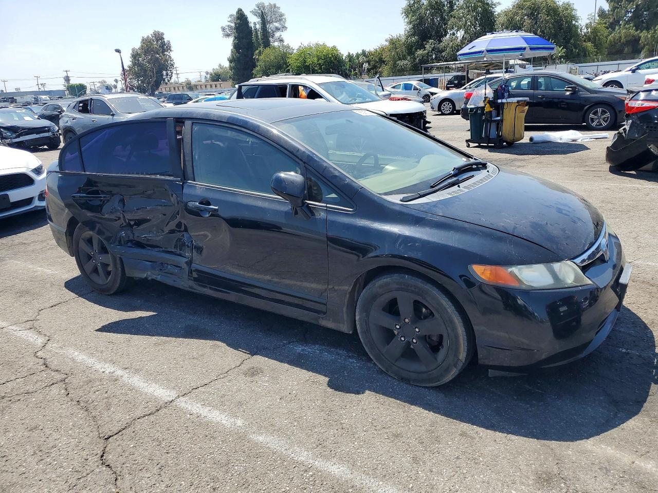 2006 Honda Civic Ex Black vin: JHMFA16876S010028