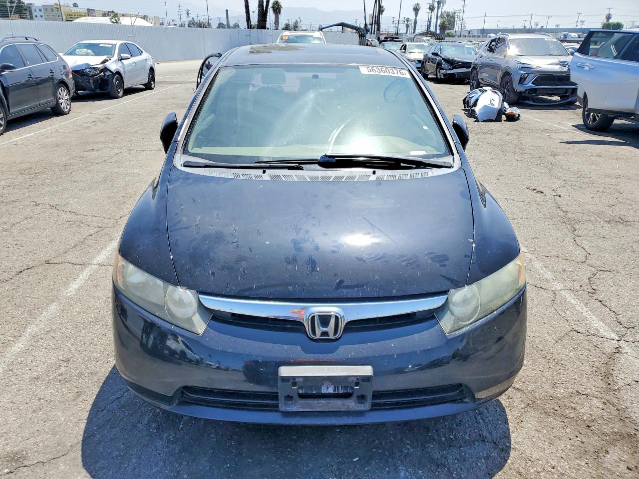2006 Honda Civic Ex Black vin: JHMFA16876S010028