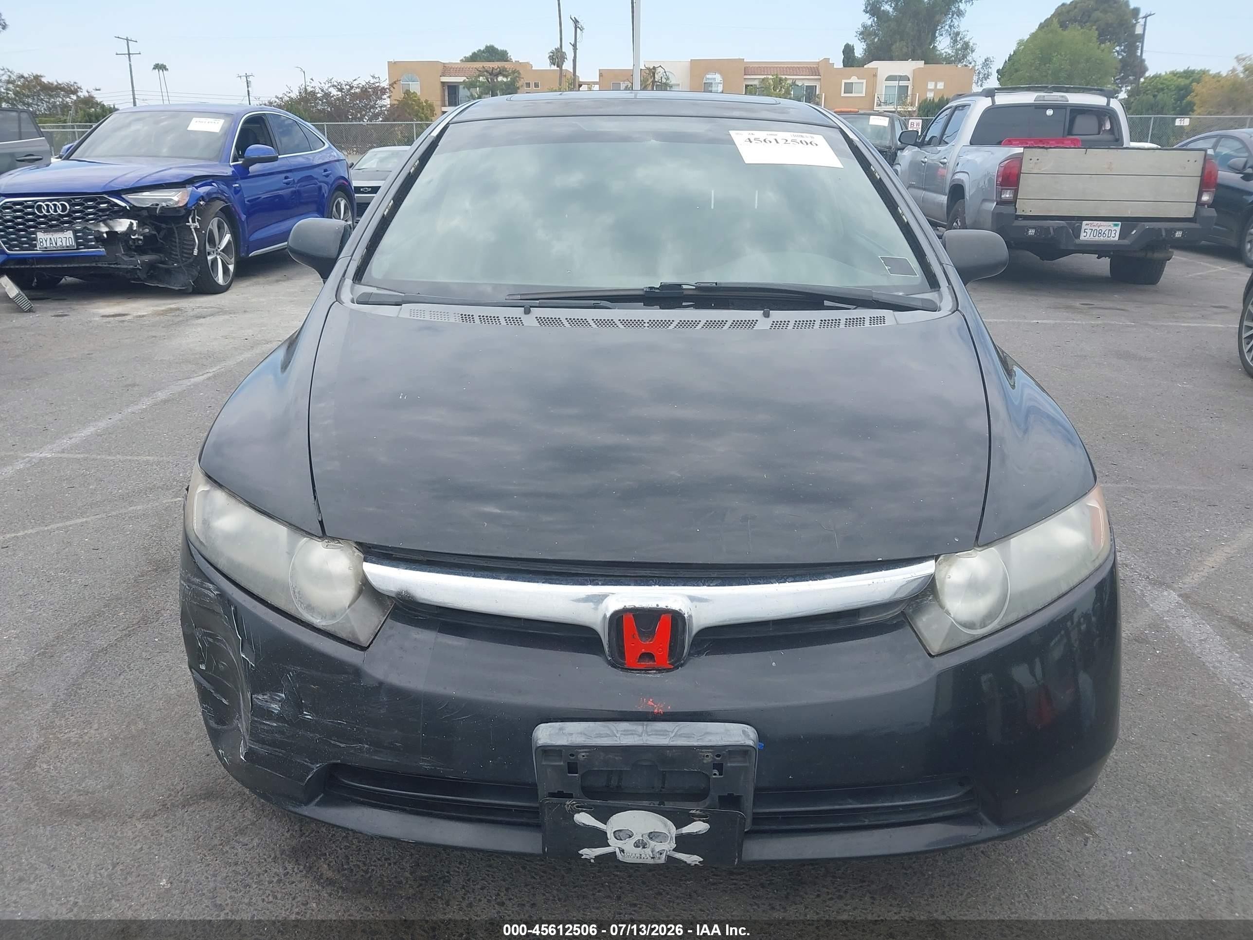 2007 Honda Civic Ex Black vin: JHMFA16887S004045