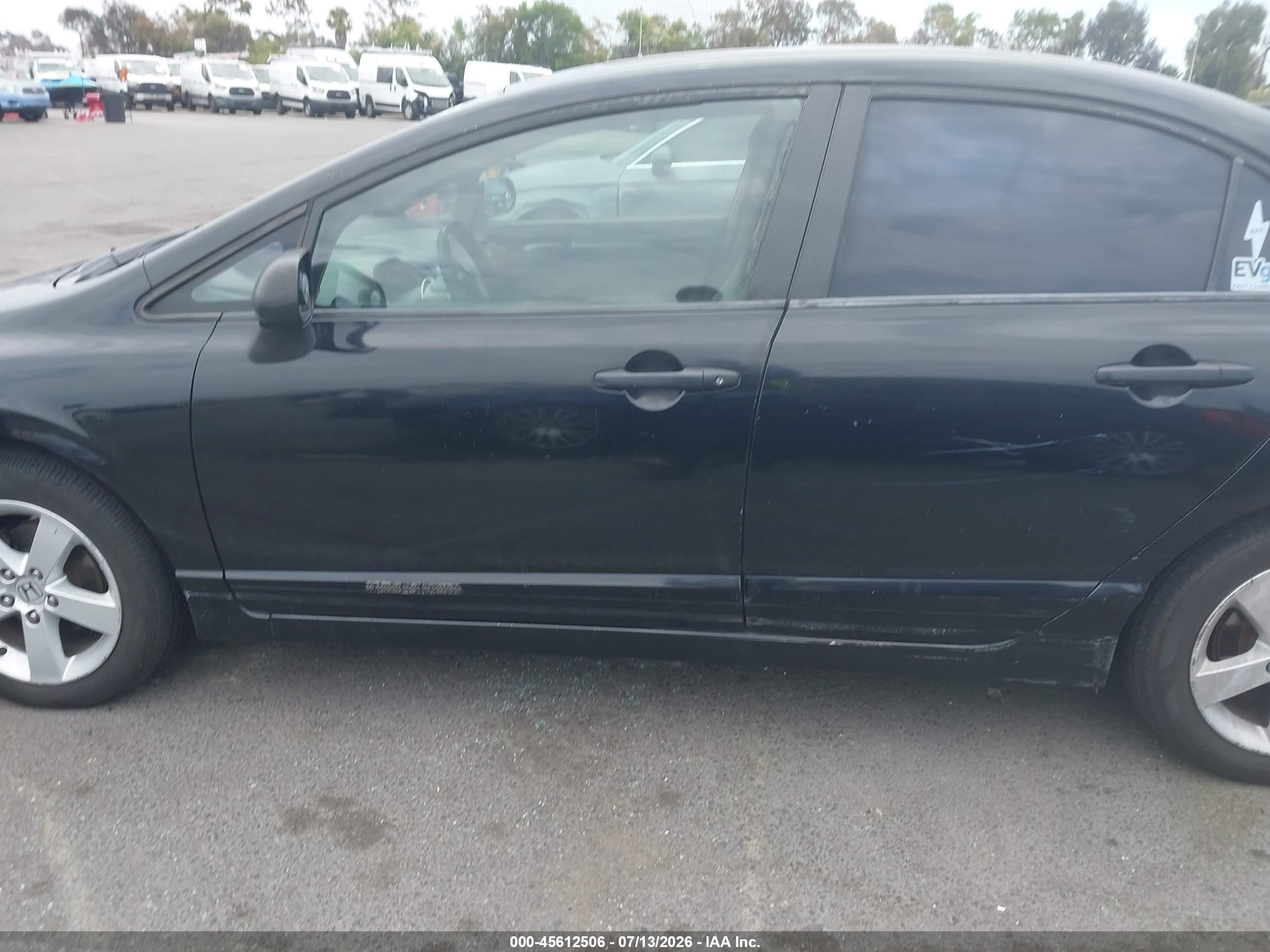 2007 Honda Civic Ex Black vin: JHMFA16887S004045