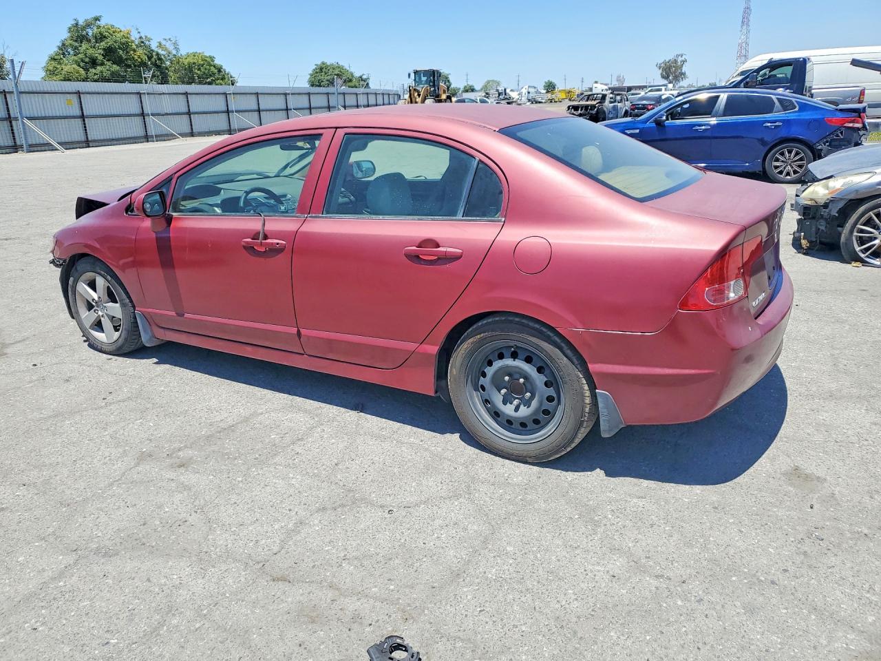 2006 Honda Civic Ex Burgundy vin: JHMFA168X6S013800