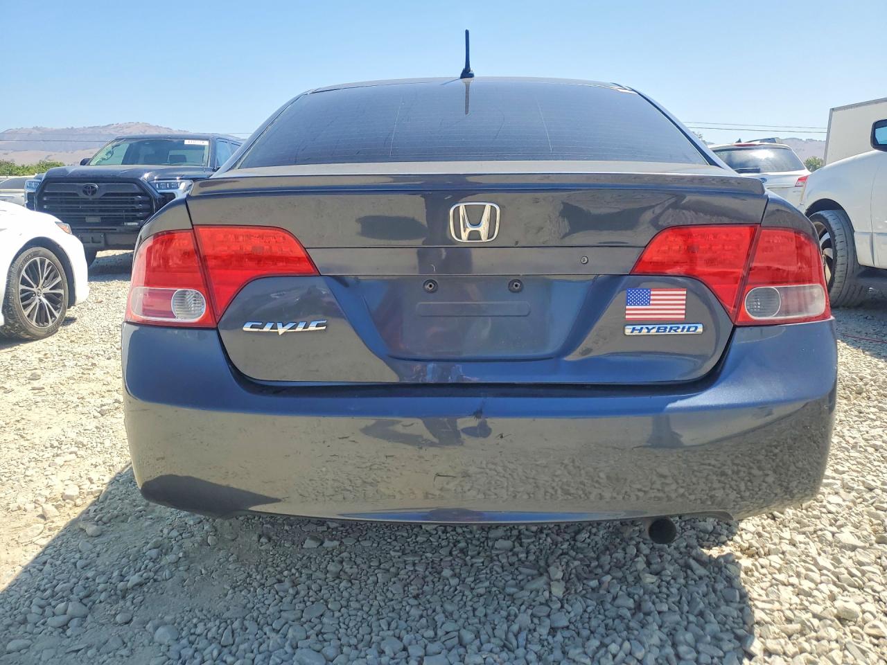 2006 Honda Civic Hybrid Blue vin: JHMFA36206S012338