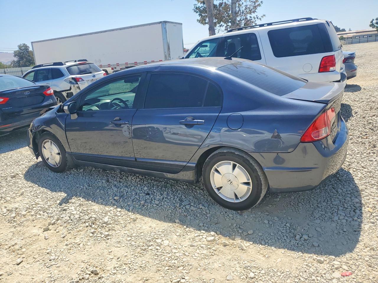 2006 Honda Civic Hybrid Blue vin: JHMFA36206S012338