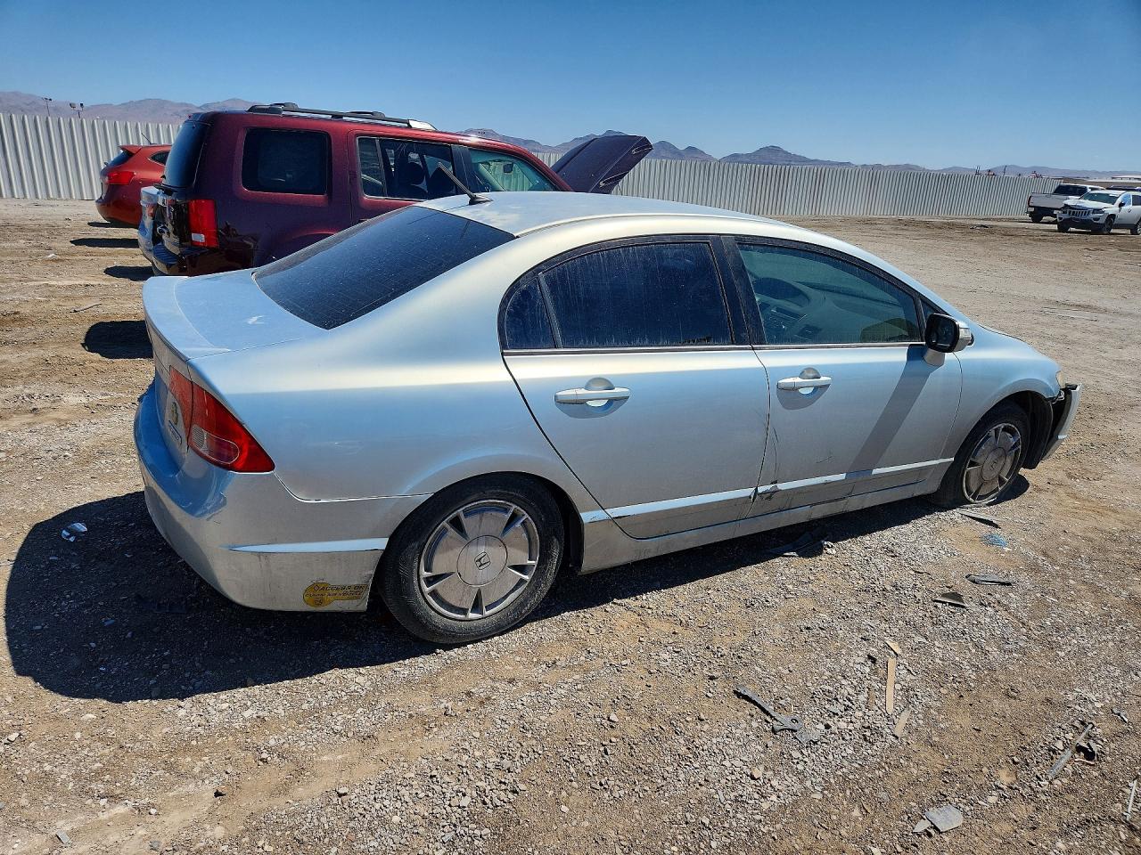 2006 Honda Civic Hybrid Silver vin: JHMFA36206S024201
