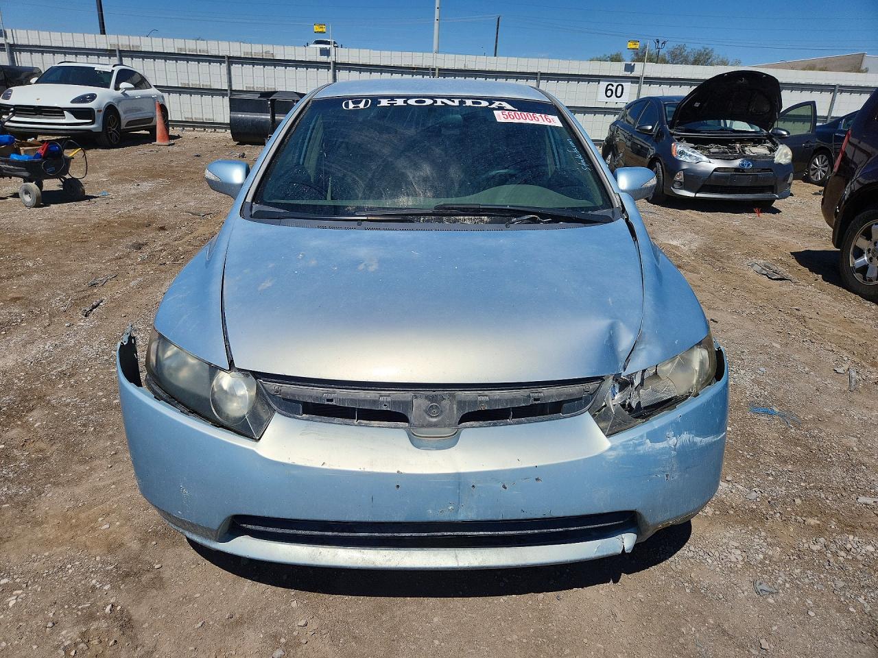 2006 Honda Civic Hybrid Silver vin: JHMFA36206S024201