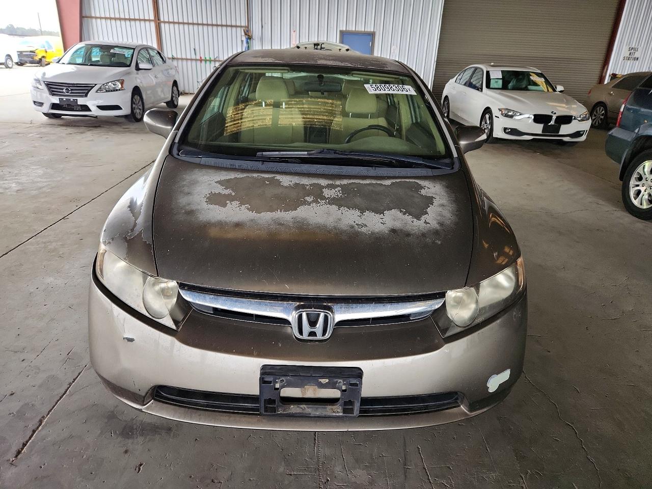 2006 Honda Civic Hybrid Серый vin: JHMFA36206S028801