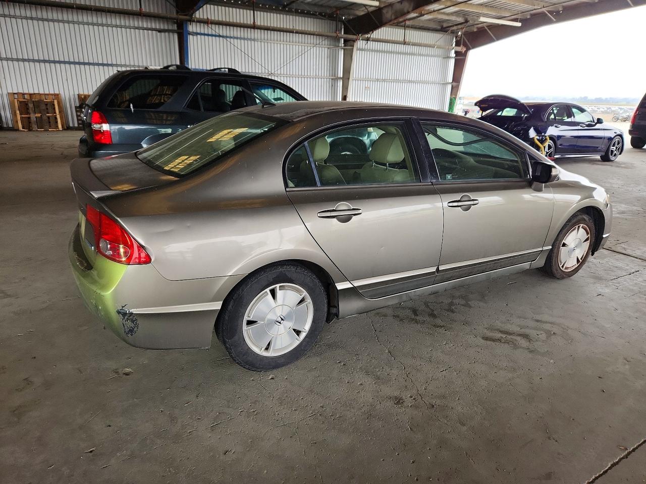 2006 Honda Civic Hybrid Серый vin: JHMFA36206S028801