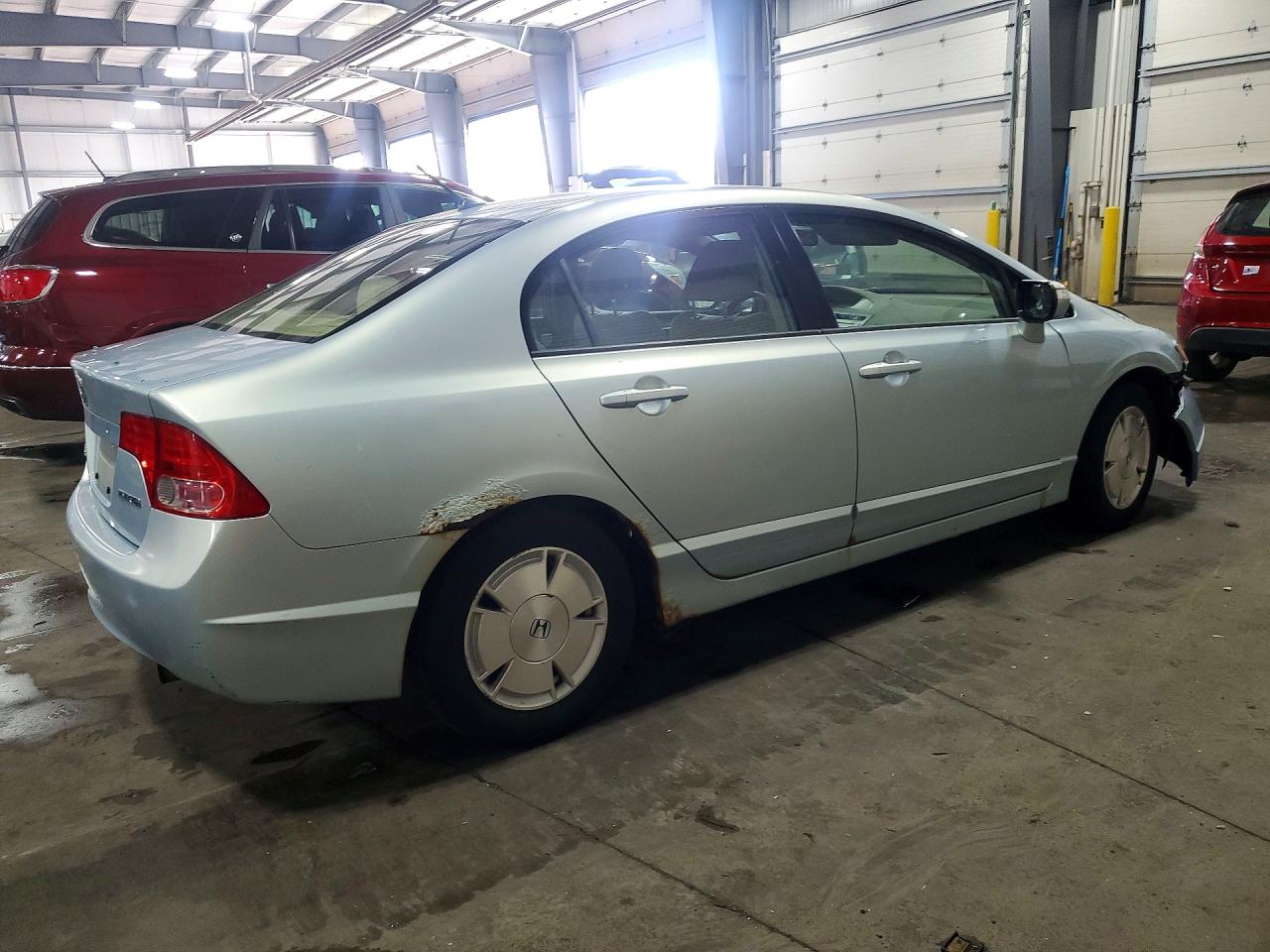 2006 Honda Civic Hybrid Silver vin: JHMFA36206S030614