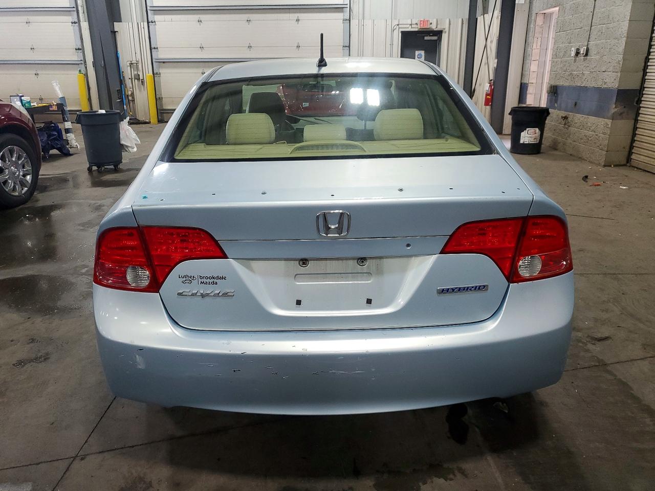 2006 Honda Civic Hybrid Silver vin: JHMFA36206S030614