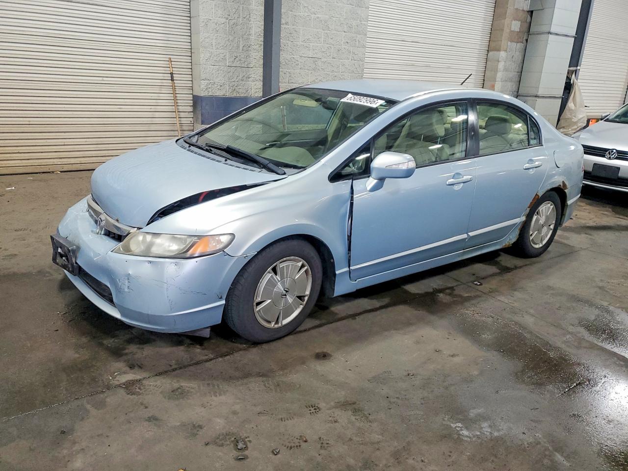 2006 Honda Civic Hybrid Silver vin: JHMFA36206S030614