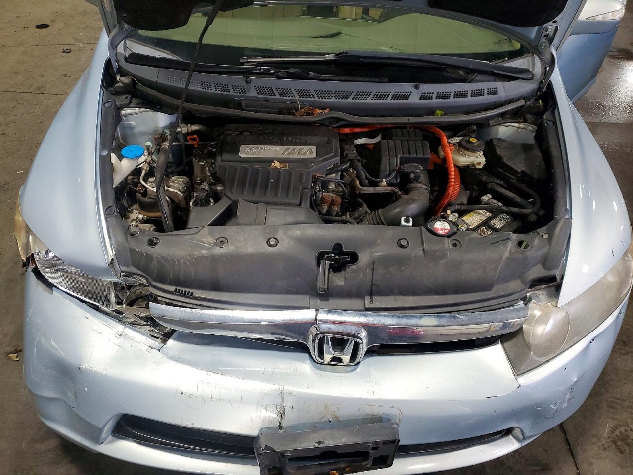 2006 Honda Civic Hybrid Silver vin: JHMFA36206S030614