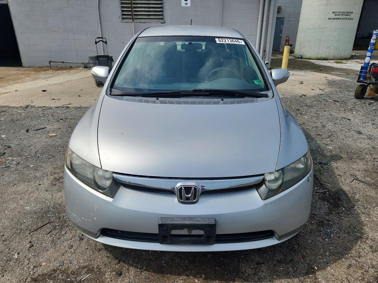 2007 Honda Civic Hybrid Silver vin: JHMFA36207S012423