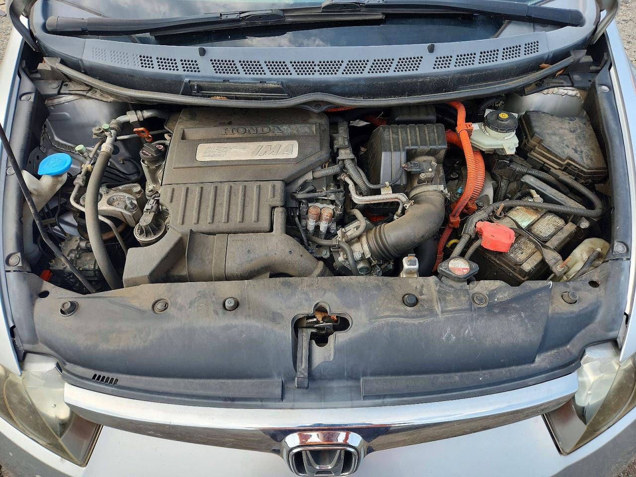 2007 Honda Civic Hybrid Silver vin: JHMFA36207S012423