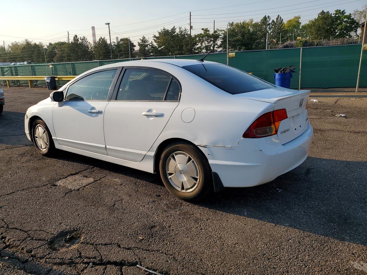 2007 Honda Civic Hybrid White vin: JHMFA36207S022787