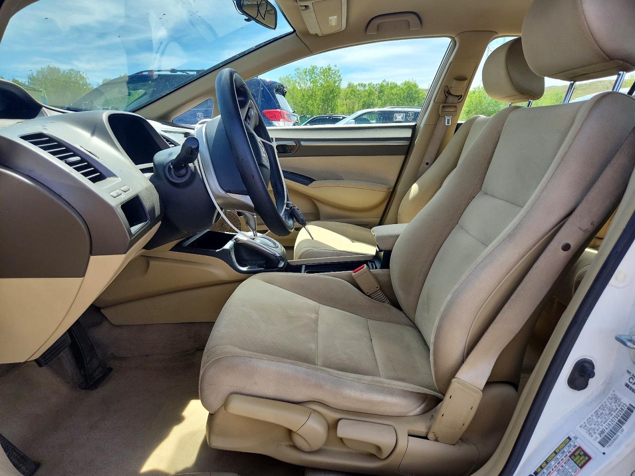 2007 Honda Civic Hybrid Белый vin: JHMFA36207S025673