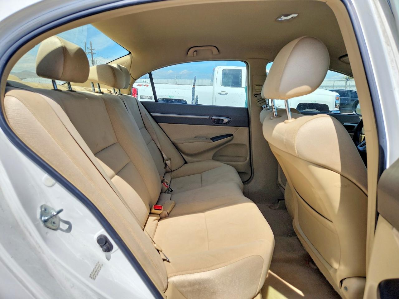 2007 Honda Civic Hybrid Белый vin: JHMFA36207S025673