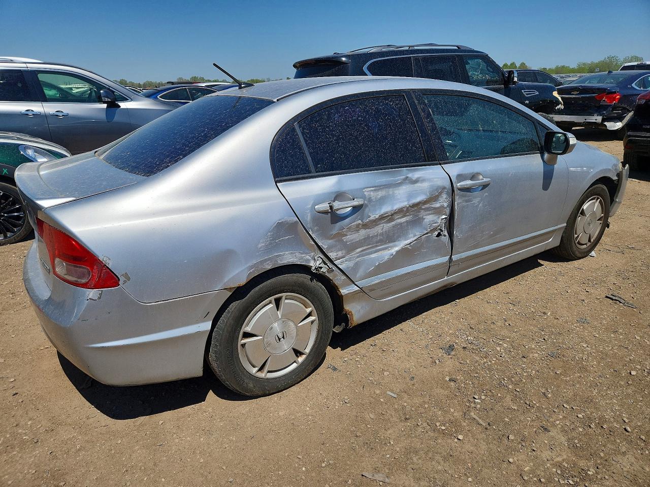 2008 Honda Civic Silver vin: JHMFA36208S011368
