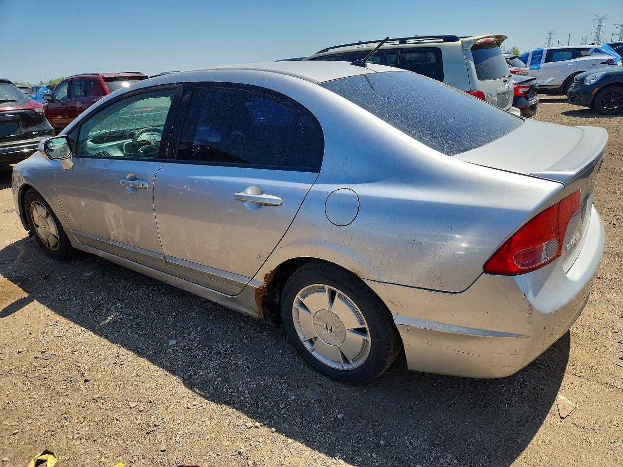 2008 Honda Civic Silver vin: JHMFA36208S011368