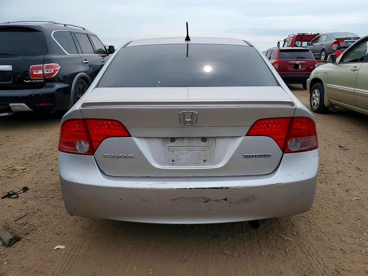 2008 Honda Civic Silver vin: JHMFA36208S011368