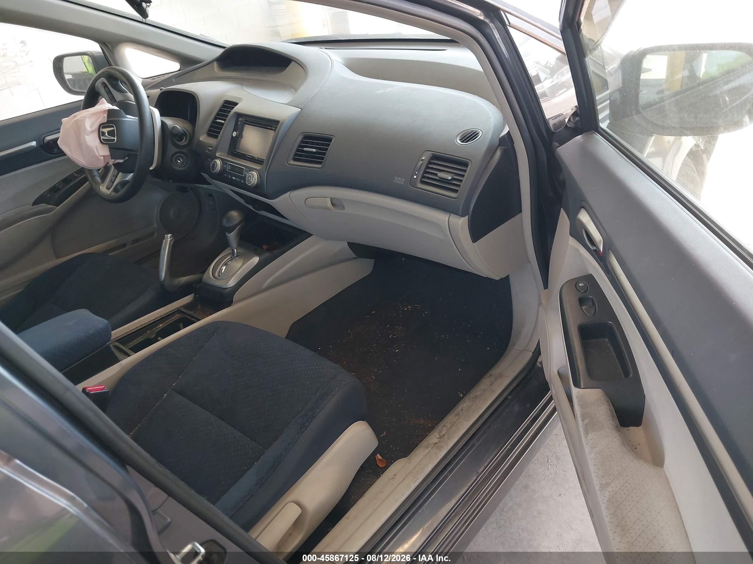2008 Honda Civic Hybrid   Gray vin: JHMFA36208S023942