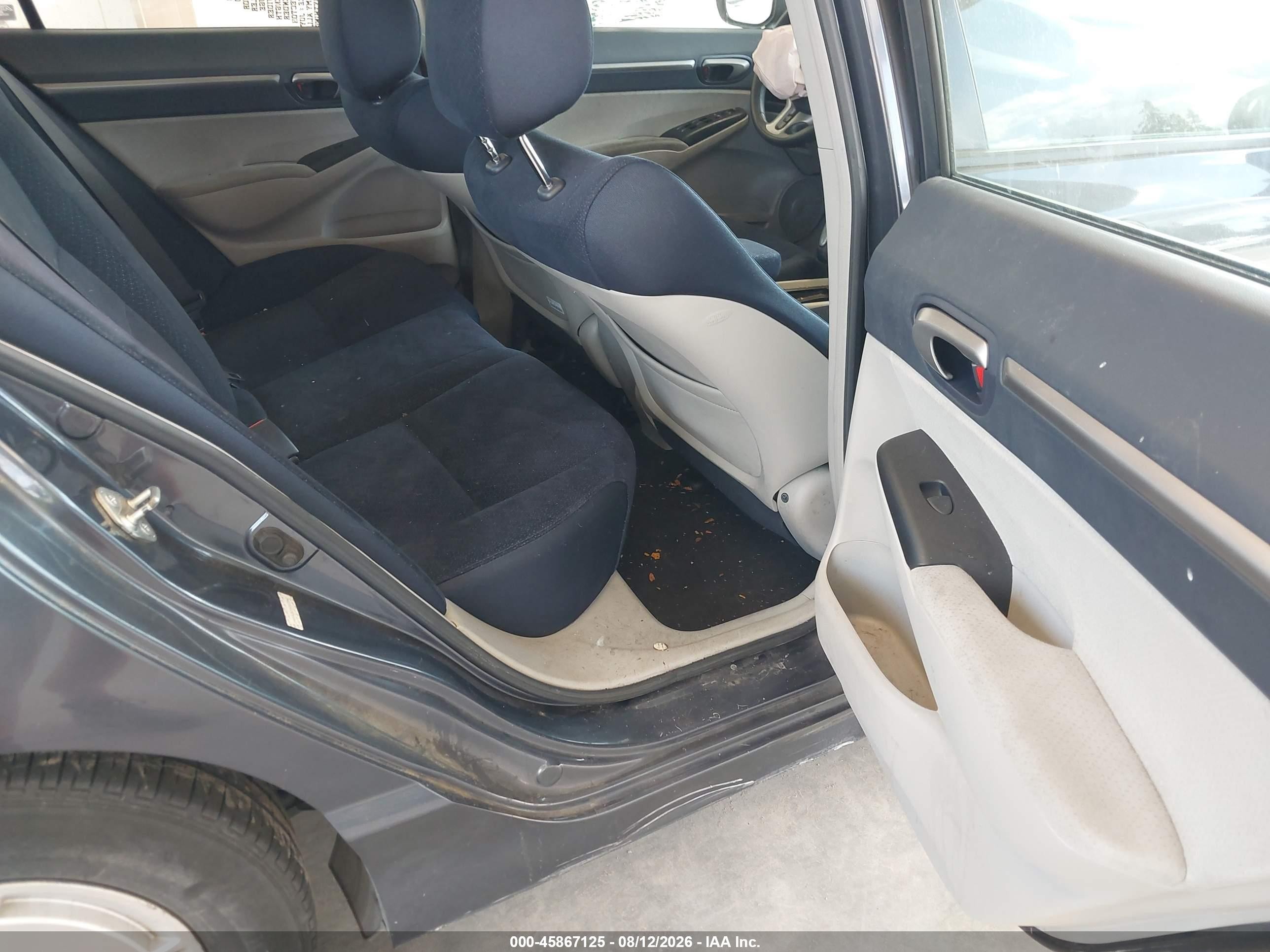 2008 Honda Civic Hybrid   Gray vin: JHMFA36208S023942