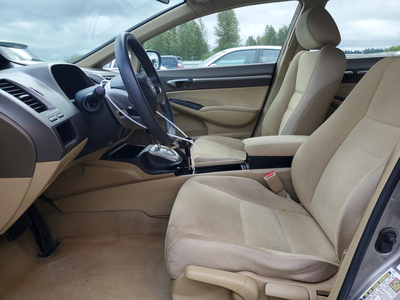 2008 Honda Civic Hybrid Tan vin: JHMFA36208S026002