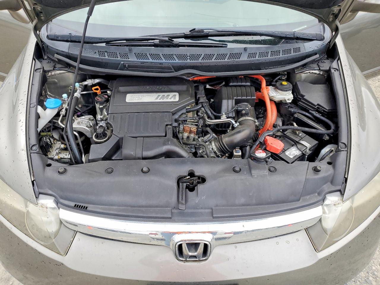 2008 Honda Civic Hybrid Tan vin: JHMFA36208S026002