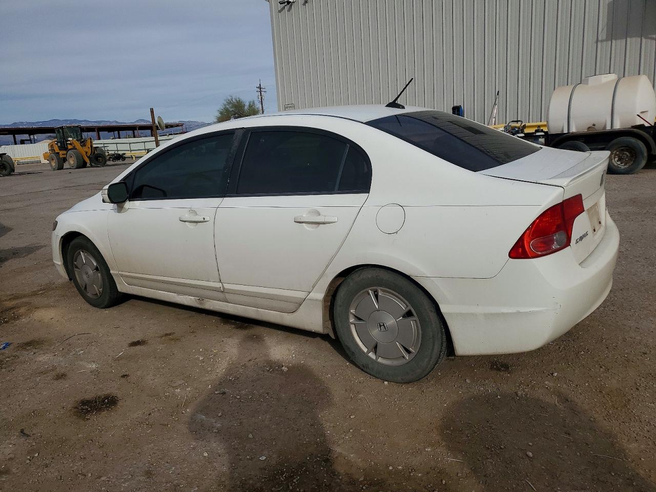 2008 Honda Civic Hybrid White vin: JHMFA36208S030339