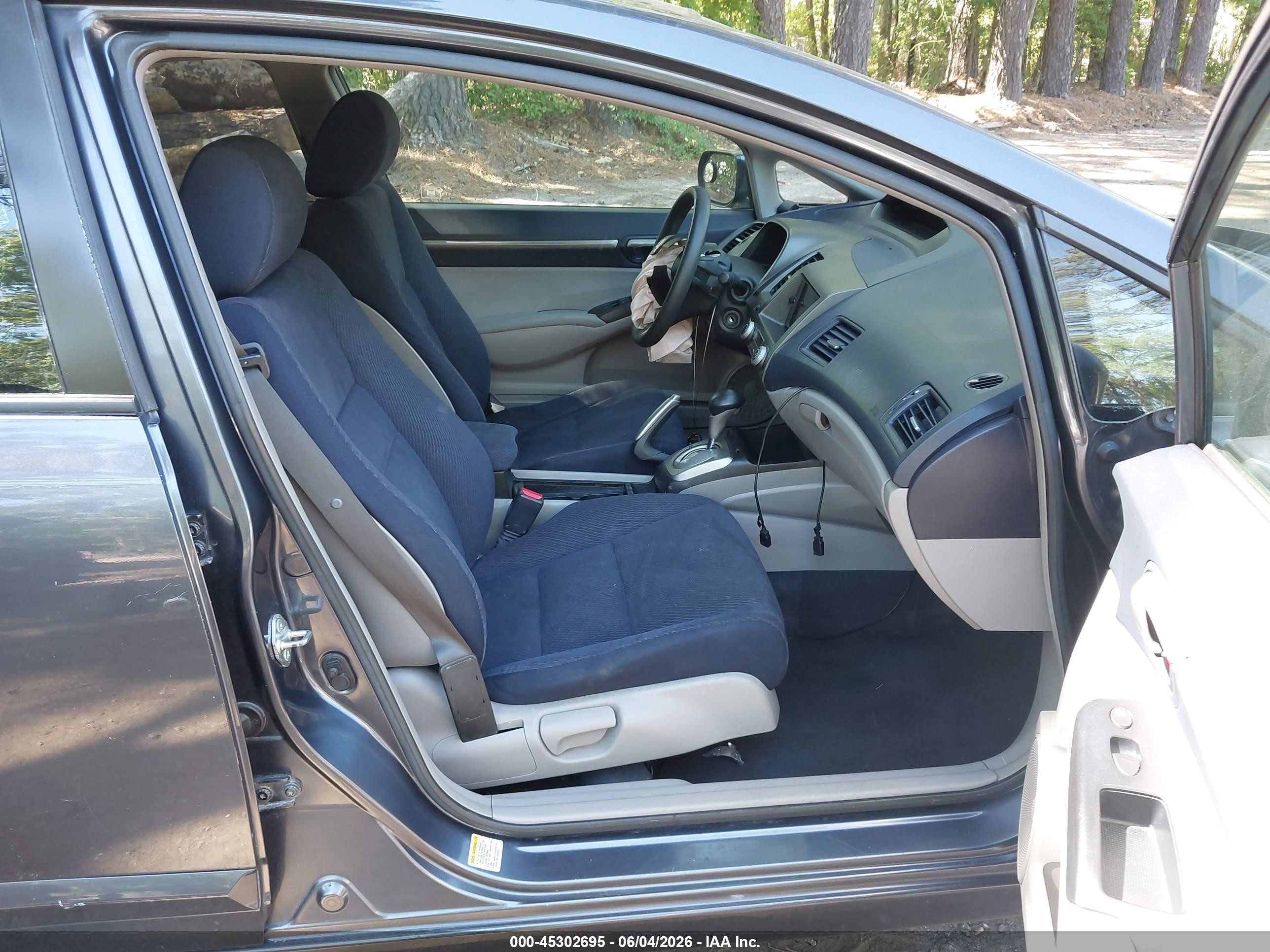 2009 Honda Civic Hybrid Gray vin: JHMFA36209S012098